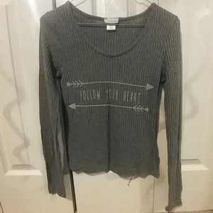 Dark green long sleeve shirt